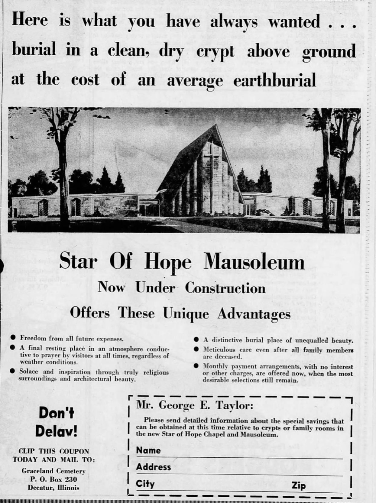 Star of Hope Mausoleum